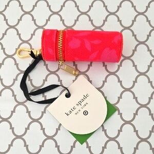 Kate Spade Canvas Lipstick Bag Charm